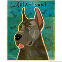 Great Dane Blue Pet Dog Wall Decal