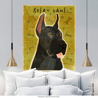 Great Dane Black Pet Dog Wall Decal