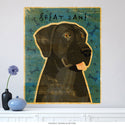 Great Dane Black Uncropped Dog Wall Decal