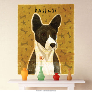 Basenji Black Pet Dog Wall Decal