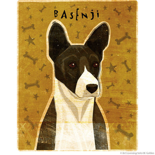 Basenji Black Pet Dog Wall Decal