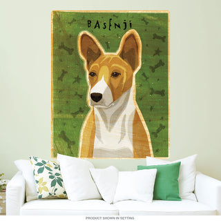 Basenji Red Pet Dog Wall Decal