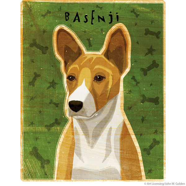 Basenji Red Pet Dog Wall Decal