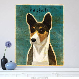 Basenji Tri-Color Pet Dog Wall Decal