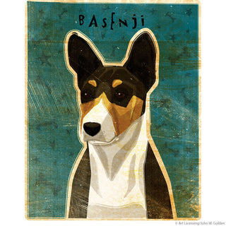 Basenji Tri-Color Pet Dog Wall Decal