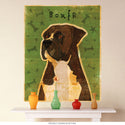 Boxer Brindle Pet Dog Wall Decal