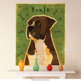 Boxer Brindle Pet Dog Wall Decal