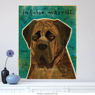 English Mastiff Brindle Dog Wall Decal