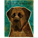 English Mastiff Brindle Dog Wall Decal