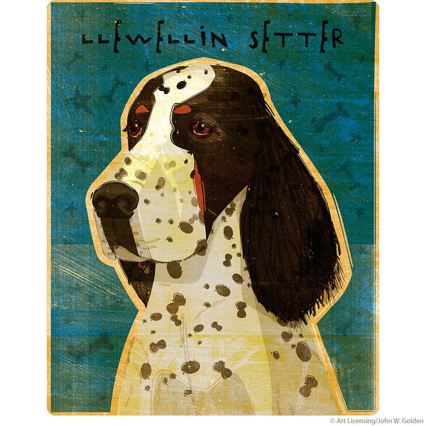 Llewellin Setter Pet Dog Wall Decal