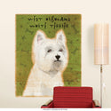 West Highland Terrier Pet Dog Wall Decal