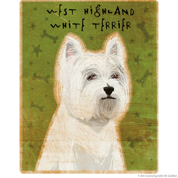 West Highland Terrier Pet Dog Wall Decal