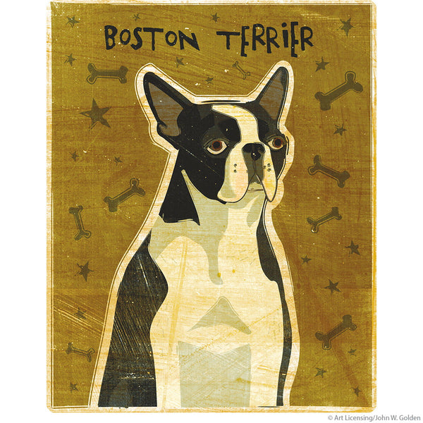 Boston Terrier Pet Dog Wall Decal