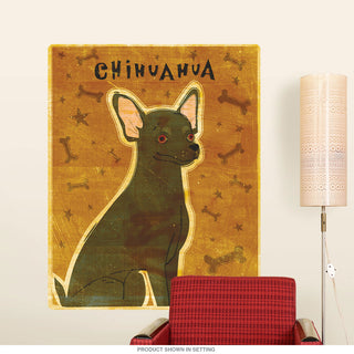 Chihuahua Black Pet Dog Wall Decal