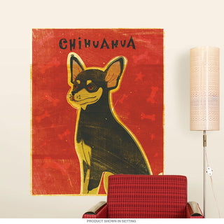 Chihuahua Black Tan Pet Dog Wall Decal