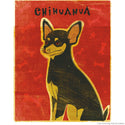 Chihuahua Black Tan Pet Dog Wall Decal