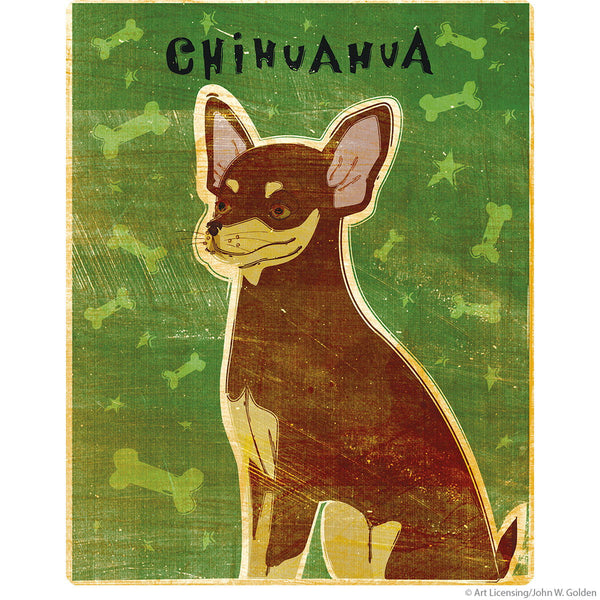 Chihuahua Chocolate Tan Dog Wall Decal