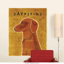 Dachshund Red Pet Dog Wall Decal