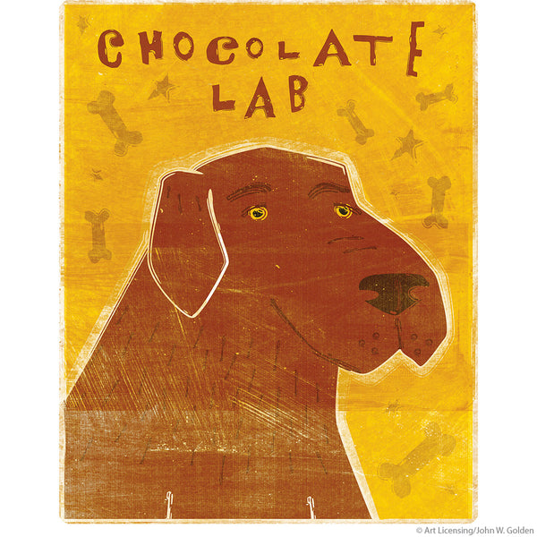 Chocolate Labrador Pet Dog Wall Decal