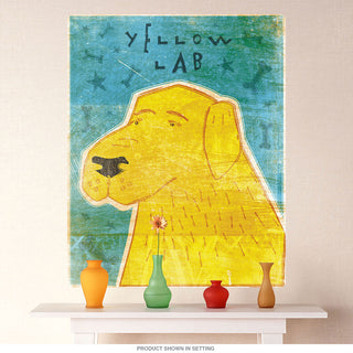 Yellow Labrador Pet Dog Wall Decal