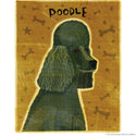 Poodle Black Little Pet Dog Wall Decal