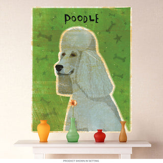 Poodle Grey Little Pet Dog Wall Decal