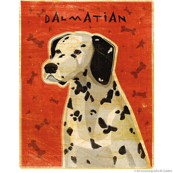 Dalmatian Fireman Pet Dog Wall Decal
