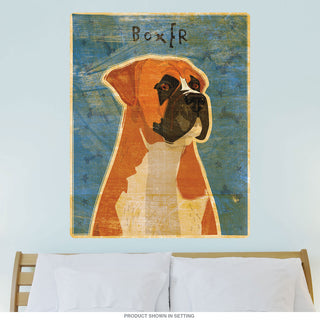 Boxer Red Pet Dog Wall Decal