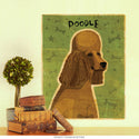 Poodle Brown Pet Dog Wall Decal