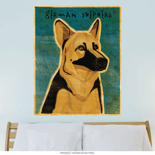 German Shepherd Pet Dog Wall Decal