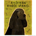American Cocker Spaniel Black Dog Wall Decal