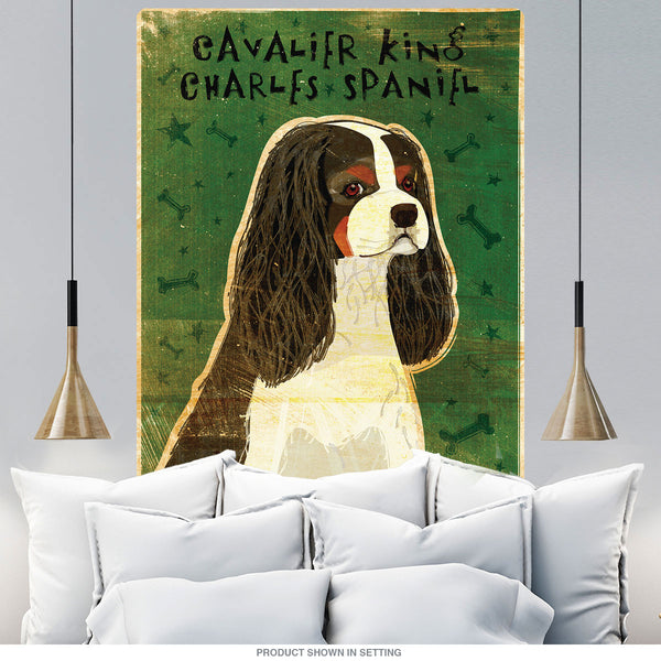 Cavalier King Charles Tri-Color Dog Wall Decal