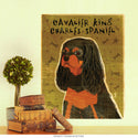 Cavalier King Charles Black Tan Dog Wall Decal