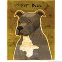 Pit Bull Grey Pet Dog Wall Decal
