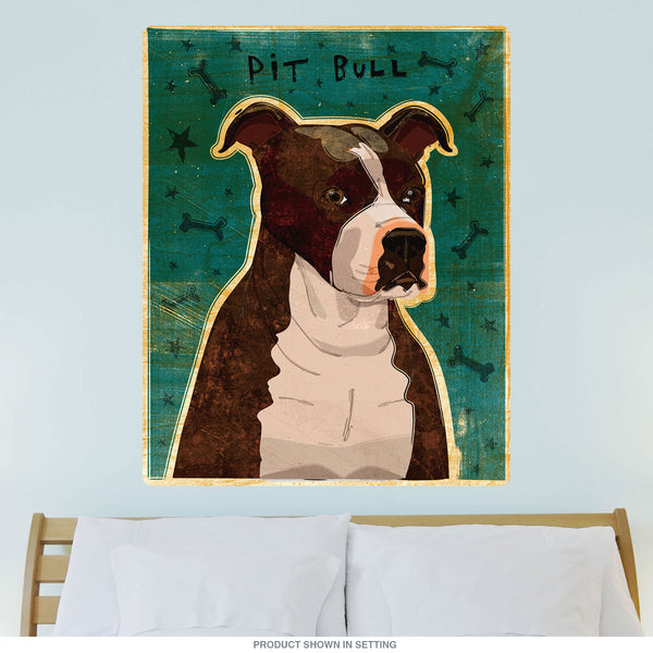 Pit Bull Brindle Pet Dog Wall Decal
