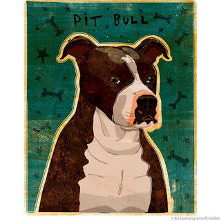 Pit Bull Brindle Pet Dog Wall Decal