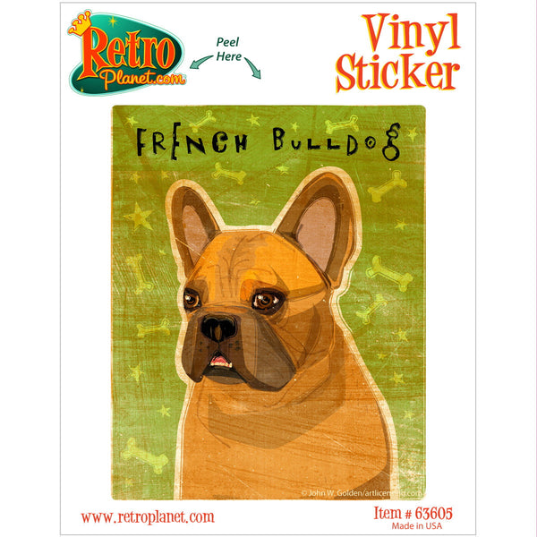 French Bulldog Fawn Dog Vinyl Sticker