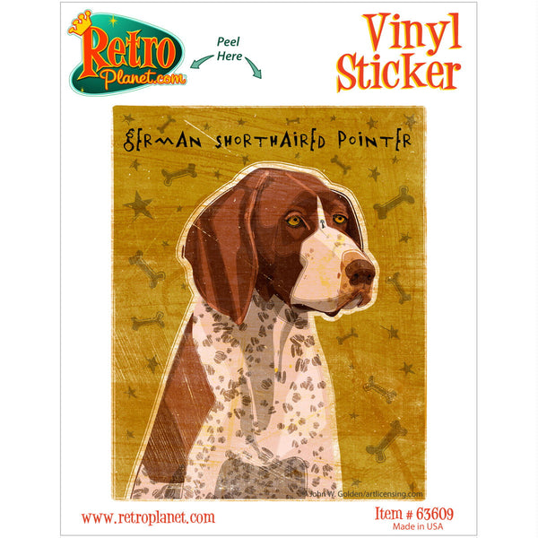 German Shorthaired Pointer Dog Vinyl Sticker