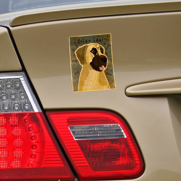 Great Dane Uncropped Dog Vinyl Sticker