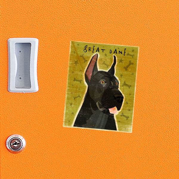 Great Dane Black Dog Vinyl Sticker