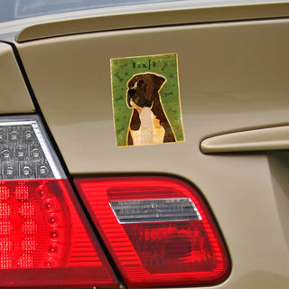 Boxer Brindle Dog Vinyl Sticker