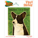 Cardigan Welsh Corgi Dog Vinyl Sticker