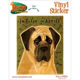 English Mastiff Dog Vinyl Sticker