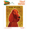 Irish Setter Dog Vinyl Sticker