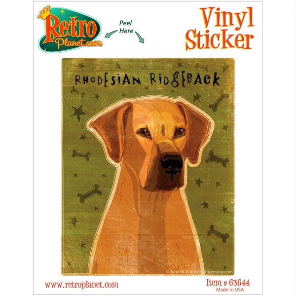 Rhodesian Ridgeback Dog Vinyl Sticker