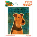 Welsh Terrier Dog Vinyl Sticker