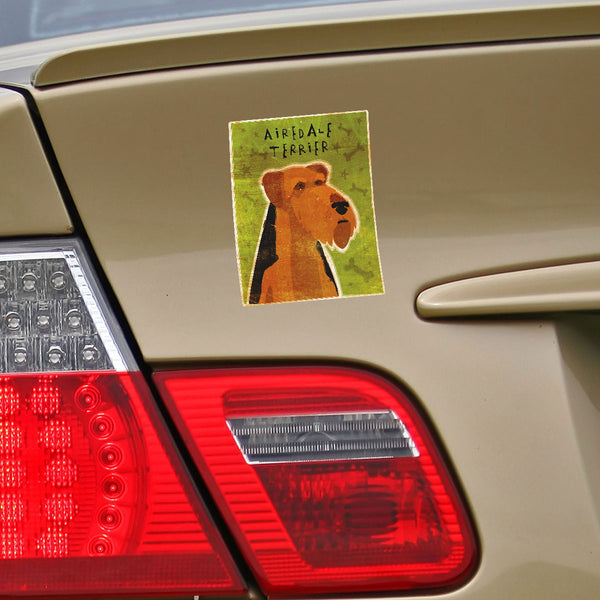 Airedale Terrier Dog Vinyl Sticker
