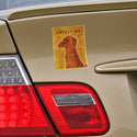 Dachshund Red Dog Vinyl Sticker