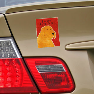 Golden Retriever Dog Vinyl Sticker