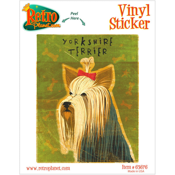 Yorkshire Terrier Dog Vinyl Sticker
